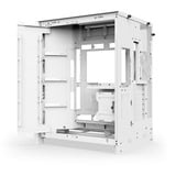 NZXT H9 Flow , Tower-Gehäuse weiß (matt), Tempered Glass x 2