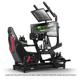 Next Level Racing Elite Direct Mount Overhead Monitor Add-On - Black Edition, Monitorhalterung schwarz, für Displays bis 81,3 cm (32")