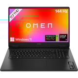OMEN 17-db0184ng, Gaming-Notebook schwarz, AMD Ryzen 7 8845HS, NVIDIA GeForce RTX 4070, 32 GB DDR5, 512 GB (512 GB SSD), ohne Betriebssystem