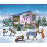 PLAYMOBIL 71952 Adventskalender: Weihnachtsbacken im Reitercafé, Konstruktionsspielzeug 