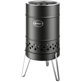 Petromax Feuertonne Pyron Black Edition, Feuerstelle schwarz, Ø 36cm