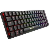 Sharkoon PureWriter W65, Tastatur schwarz, DE-Layout, Kailh Choc V2 Low Profile Brown