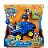 Spin Master Paw Patrol Dino Rescue Chases Basis Fahrzeug, Spielfahrzeug blau/gelb, Inkl. Hundefigur und Überraschungs-Dino