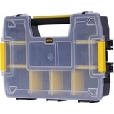 Stanley Sortmaster Mini stapelbar, Werkzeugbox schwarz/transparent