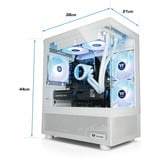 Thermaltake FTW V170A 5060Ti Snow, Gaming-PC weiß/transparent, Windows 11 Home
