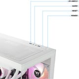 Thermaltake FTW V170A 5060Ti Snow, Gaming-PC weiß/transparent, Windows 11 Home