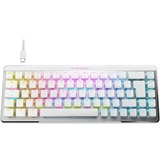 Turtle Beach Vulcan II Mini Air, Gaming-Tastatur weiß/aluminium, DE-Layout, TITAN II Optical Red