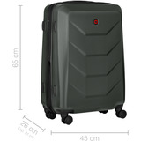 Wenger Prymo Medium, Schalenkoffer, Trolley anthrazit, 59 Liter