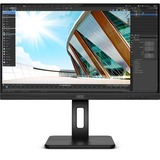 AOC U27P2CA, LED-Monitor 69 cm (27 Zoll), schwarz, UltraHD/4K, IPS, 60 Hz, HDMI