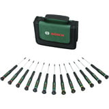 Bosch Heimwerken & Garten Präzisions-Schraubendreher Set, 13 teilig grün/schwarz