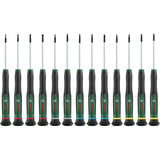 Bosch Heimwerken & Garten Präzisions-Schraubendreher Set, 13 teilig grün/schwarz