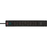 Brennenstuhl Bremounta Steckdosenleiste 5-fach, 2x USB-C schwarz, 3 Meter Kabel, 2x USB, mit Sicherheitsschalter