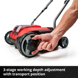 EINHELL Akku-Vertikutierer GC-SC 18/28 Li-Solo, 18Volt rot/schwarz, ohne Akku und Ladegerät