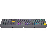 ENDORFY Celeris 1800, Gaming-Tastatur grau, DE-Layout, ENDORFY Yellow by Gateron