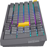 ENDORFY Celeris 1800, Gaming-Tastatur grau, DE-Layout, ENDORFY Yellow by Gateron