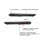 OMEN 16-xd0174ng, Gaming-Notebook schwarz, AMD Ryzen 7 7840HS, NVIDIA GeForce RTX 4060, 16 GB DDR5, 512 GB (512 GB SSD), ohne Betriebssystem