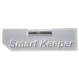 SMARTKEEPER ESSENTIAL DisplayPort Lock (DL04) + Lock Key Mini (U04), Einsteckschloss Farbcode Grau, 4 Stück + 1 Schlüssel