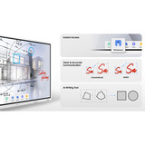 Samsung FLIP WM55FX, Public Display weiß/grau, UltraHD/4K, Touchfunktion, Multi‑Touch
