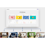 Samsung FLIP WM55FX, Public Display weiß/grau, UltraHD/4K, Touchfunktion, Multi‑Touch