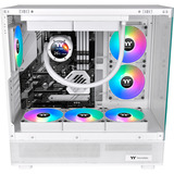 Thermaltake CT120 Reverse ARGB Sync PC Cooling Fan White, Gehäuselüfter weiß, 2er Pack, ohne Controller, Reverse, 120 mm