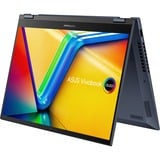 ASUS Vivobook S 14 Flip OLED (TP3402ZA-KN266X), Notebook blau, Windows 11 Pro 64-Bit, 35.6 cm (14 Zoll) & 90 Hz Display, 512 GB SSD