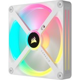Corsair iCUE LINK QX140 RGB 140-mm-PWM-Lüfter, Gehäuselüfter weiß, Erweiterungskit, 140 mm