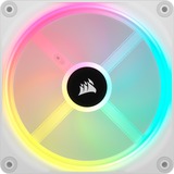 Corsair iCUE LINK QX140 RGB 140-mm-PWM-Lüfter, Gehäuselüfter weiß, Erweiterungskit, 140 mm