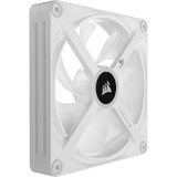 Corsair iCUE LINK QX140 RGB 140-mm-PWM-Lüfter, Gehäuselüfter weiß, Erweiterungskit, 140 mm