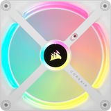Corsair iCUE LINK QX140 RGB 140-mm-PWM-Lüfter, Gehäuselüfter weiß, Erweiterungskit, 140 mm
