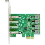 Digitus 4-Port USB 3.0 PCI Express Add-On, Schnittstellenkarte 