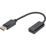 Digitus DisplayPort auf HDMI Adapter / Konverter schwarz