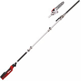 EINHELL Elektro-Stab-Heckenschere / -Säge GC-HC 90/2046 T rot/schwarz, 900 Watt, 2in1-Gerät: Teleskop-Heckenschere und Hochentaster