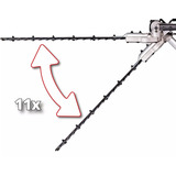 EINHELL Elektro-Stab-Heckenschere / -Säge GC-HC 90/2046 T rot/schwarz, 900 Watt, 2in1-Gerät: Teleskop-Heckenschere und Hochentaster