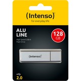 Intenso Alu Line 128 GB, USB-Stick silber