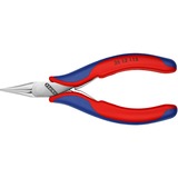 KNIPEX Elektronikzangen-Set 002016, 7-teilig rot/blau