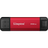 Kingston Dual Portable 512 GB, Externe SSD rot/schwarz