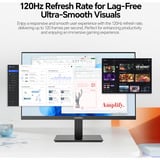 Koorui E2411H, LED-Monitor 60.5 cm (23.8 Zoll), schwarz, FullHD, IPS, HDMI, VGA, Adaptive-Sync, 120Hz Panel