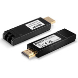 Lindy LWL HDMI 2.0 Extender, HDMI Verlängerung schwarz, 300m, 10.2G 