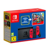Nintendo Switch Super Mario Odyssey Bundle, Spielkonsole neon-rot/neon-blau, inkl. Mario Odyssey