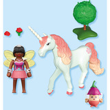 PLAYMOBIL 71841 Magic Unicorns: Sammeleinhorn Himmelsrose mit Fee, Konstruktionsspielzeug 