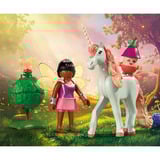 PLAYMOBIL 71841 Magic Unicorns: Sammeleinhorn Himmelsrose mit Fee, Konstruktionsspielzeug 