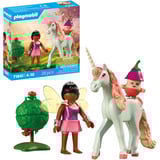 PLAYMOBIL 71841 Magic Unicorns: Sammeleinhorn Himmelsrose mit Fee, Konstruktionsspielzeug 
