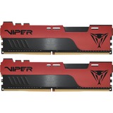 Patriot DIMM 32 GB DDR4-4000 (2x 16 GB) Dual-Kit, Arbeitsspeicher rot/schwarz, PVE2432G400C0K, Viper Elite II, INTEL XMP