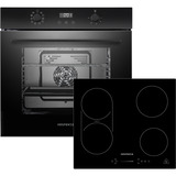 Respekta ASET7006600I, Backofen-Set schwarz