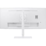 Samsung ViewFinity S65TC S34C650TAU, LED-Monitor 86.4 cm (34 Zoll), weiß, UWQHD, VA, Curved, AMD Free-Sync, Thunderbolt 4.0, 100Hz Panel