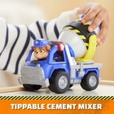 Spin Master Rubble & Crew - Zementmischer-Baufahrzeug mit Mix-Figur, Spielfahrzeug 