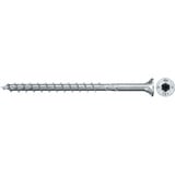 fischer Spanplattenschraube PowerFast II 8,0x140 Senkkopf TX 50 Stück, mit Teilgewinde, verzinkt
