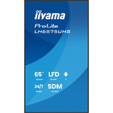 iiyama ProLite LH6575UHS-B2AG, Public Display schwarz (matt), UltraHD/4K, IPS, Lautsprecher, Daisy Chain