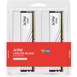 ADATA DIMM 48 GB DDR5-6000 (2x 24 GB) Dual-Kit, Arbeitsspeicher weiß, AX5U6000C3624G-DTLABWH, XPG Lancer Blade, INTEL XMP, AMD EXPO
