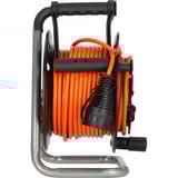 Brennenstuhl Garant G Bretec IP44 Gartenkabeltrommel, 1 Anschluss schwarz/orange, 23 + 2 Meter